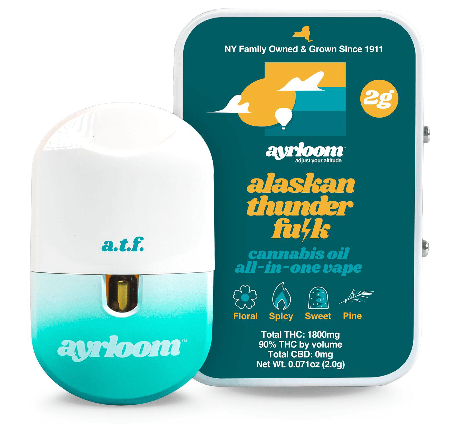 Ayrloom Alaskan Thunder F (ATF) | AIO Vape | 1 Gram