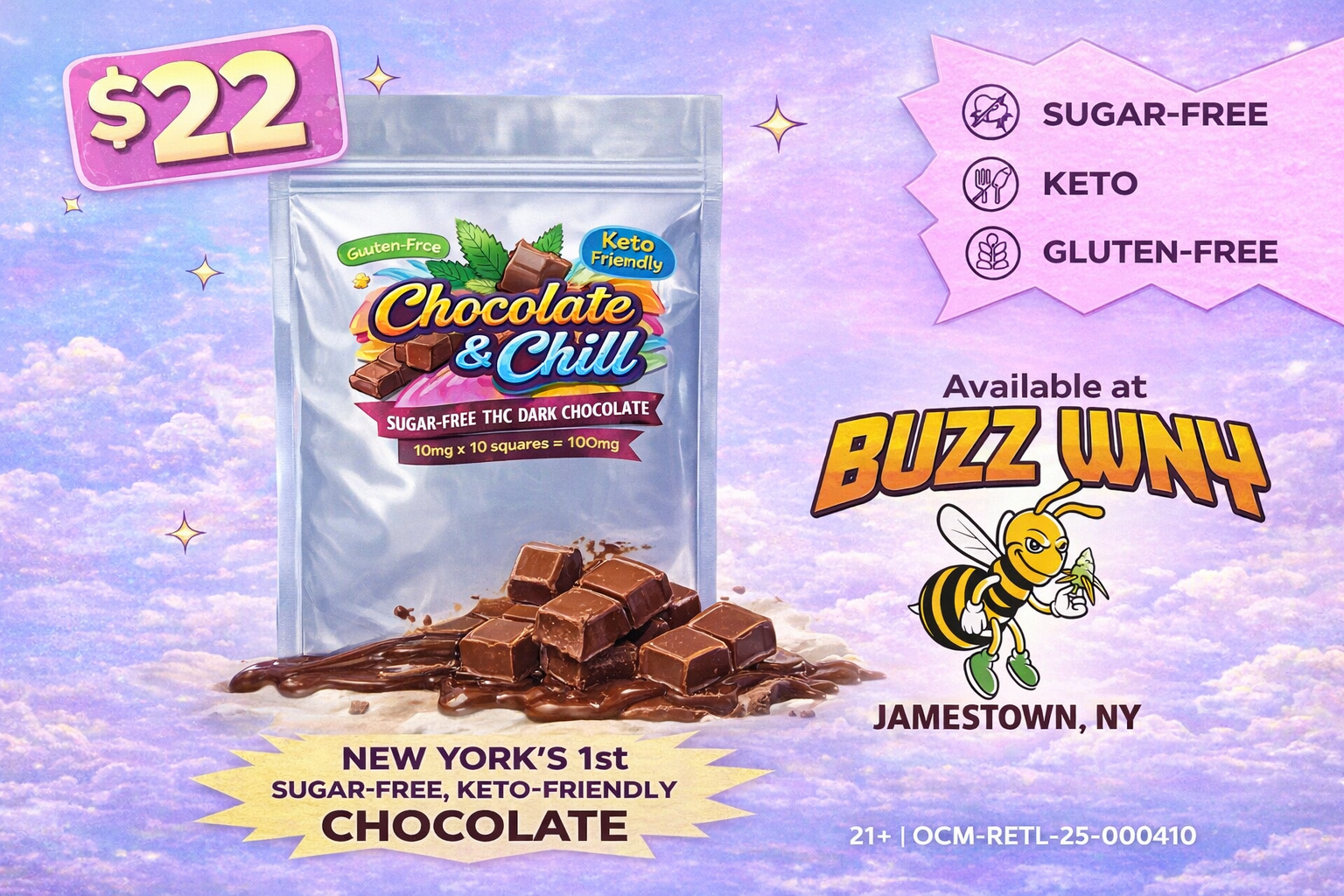 Chocolate & Chill *Sugar Free* ( Taste Good & Melt In Your Mouth)