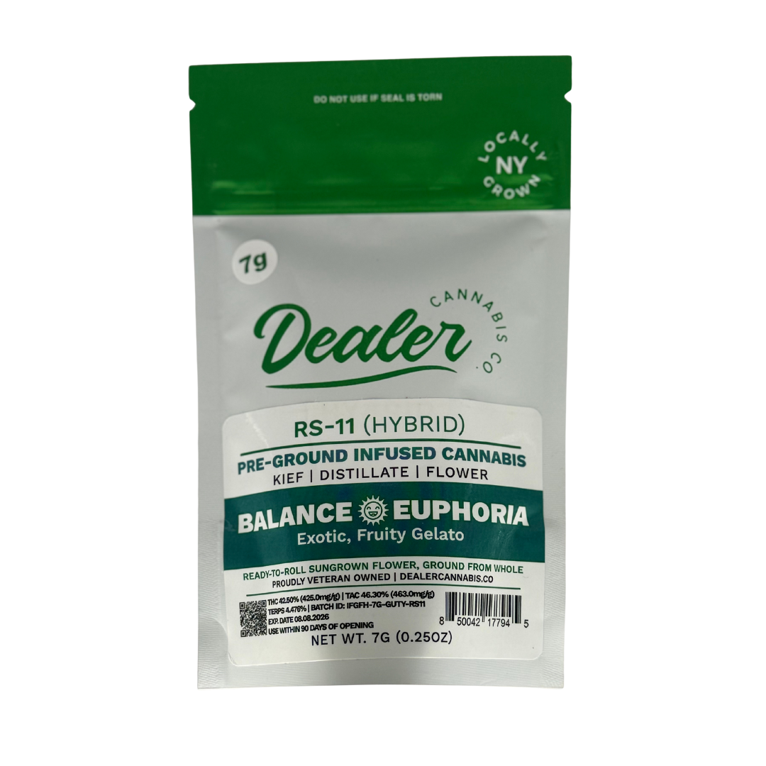 RS-11 - Infused Pre-Ground Flower 7G - Dealer Cannabis Co.