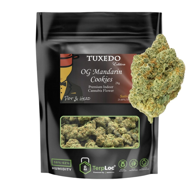 OG Mandarin Cookies - Flower 28g - Pot & Head