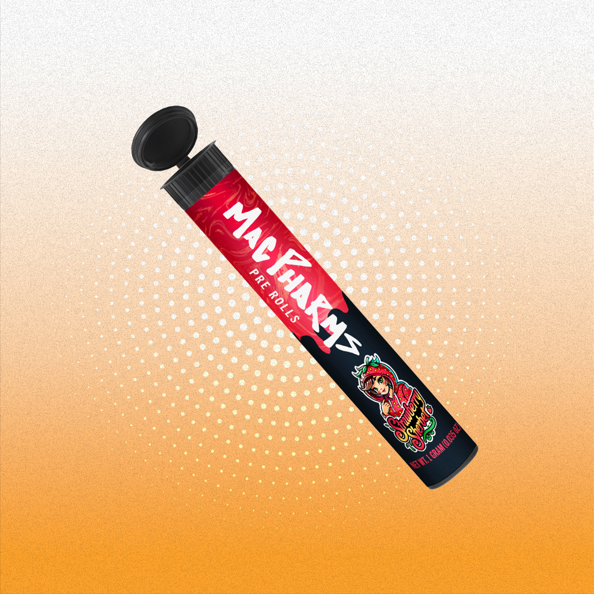 Strawberry Sherbet Sativa 1 Gram Pre Roll