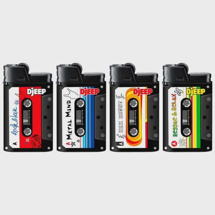 DJEEP Pocket Lighters, LIMITED EDITION Mixtape Collection, Unique Lighters
