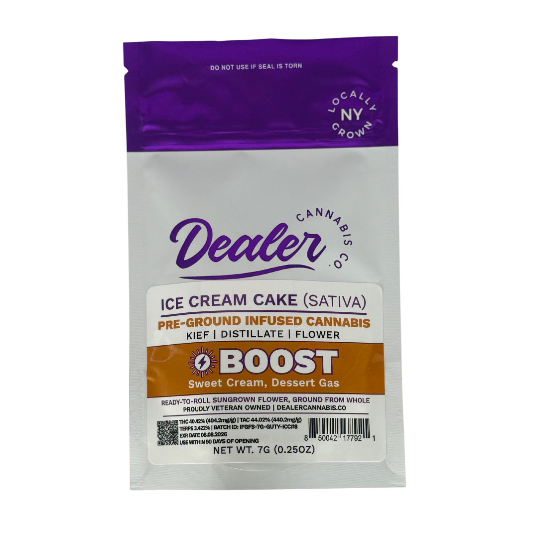 Ice Cream Cake - Infused Pre-Ground Flower 7G - Dealer Cannabis Co.