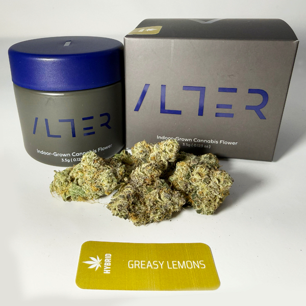 Greasy Lemon Hybrid 3.5 Gram Flower Jar