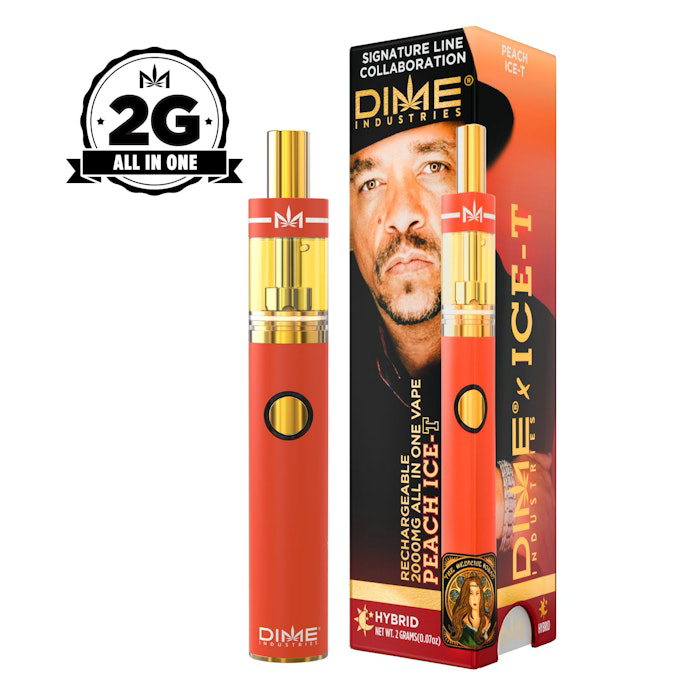 Peach Ice T Hybrid AIO Vape 2 Grams