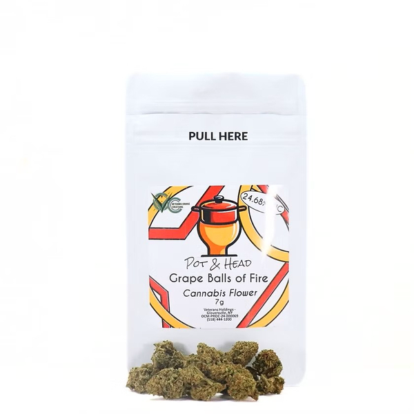 Grape Balls of Fire Hybrid Flower 7 Grams Hybrid