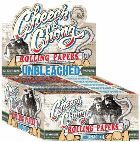 Cheech & Chong Rolling Papers Unbleached King Size UNFLAVORED
