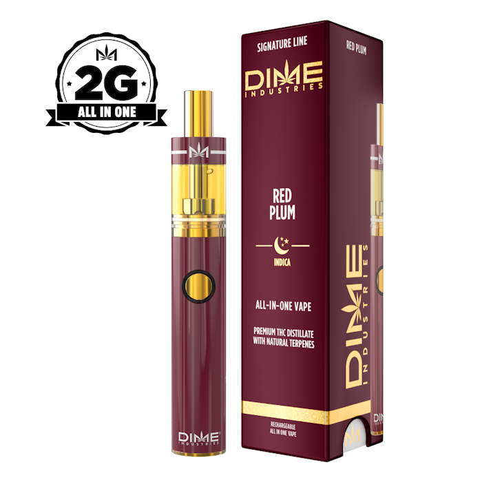 Red Plum Indica AIO Vape 2 Grams