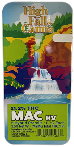 MAC (Miracle Alien Cookies) Hybrid Pre Rolls (5 Pack 3.5 Grams)