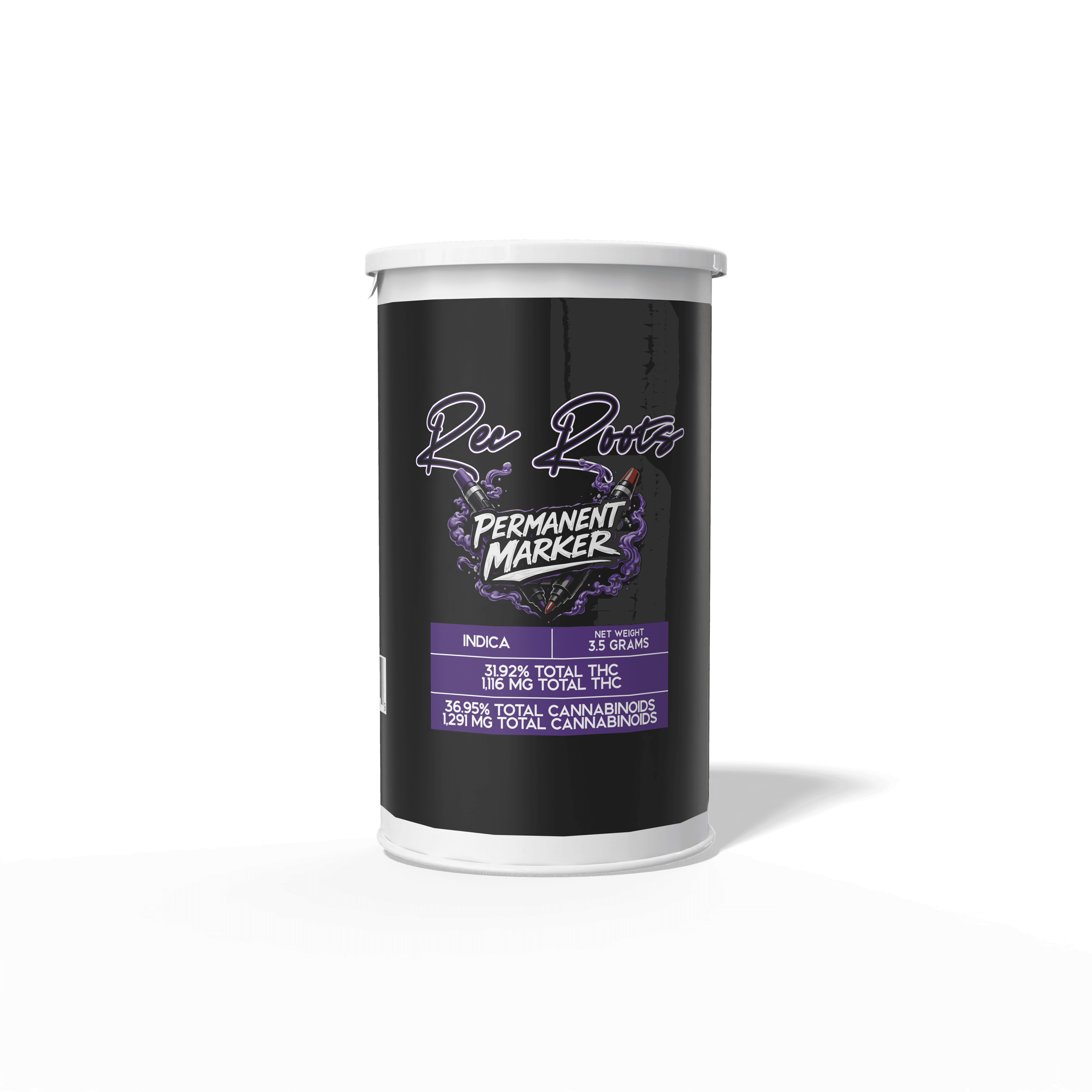Rec Roots Permanent Marker Indica Flower 3.5 Grams product photo