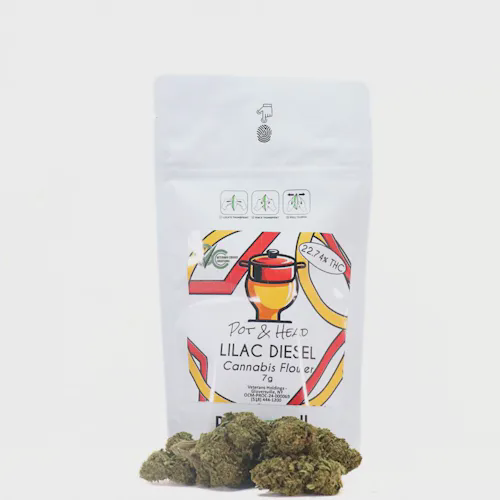 Lilac Diesel Hybrid Flower 7 Grams