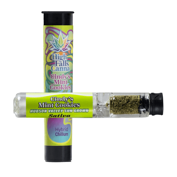Cindy's Mint Cookies | Pre Loaded Chillum | 0.3 Grams