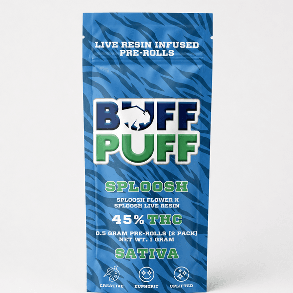 Sploosh | Pre Roll 2 Pack | Live Resin Infused | 1 Gram