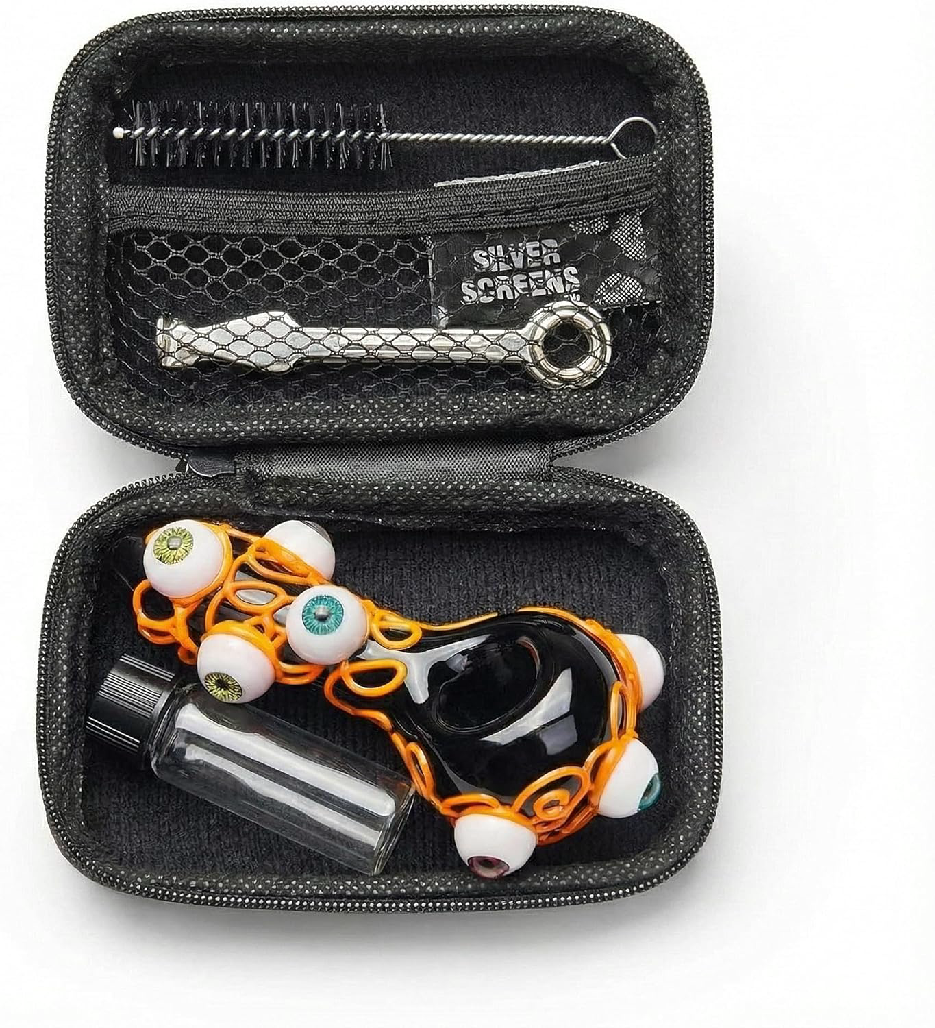 4.15" Pipe Set, Collectible Gorgeous Smoking Pipe with Lines and Cool Patterns, Gift Pipe Kit with Complete Accessories