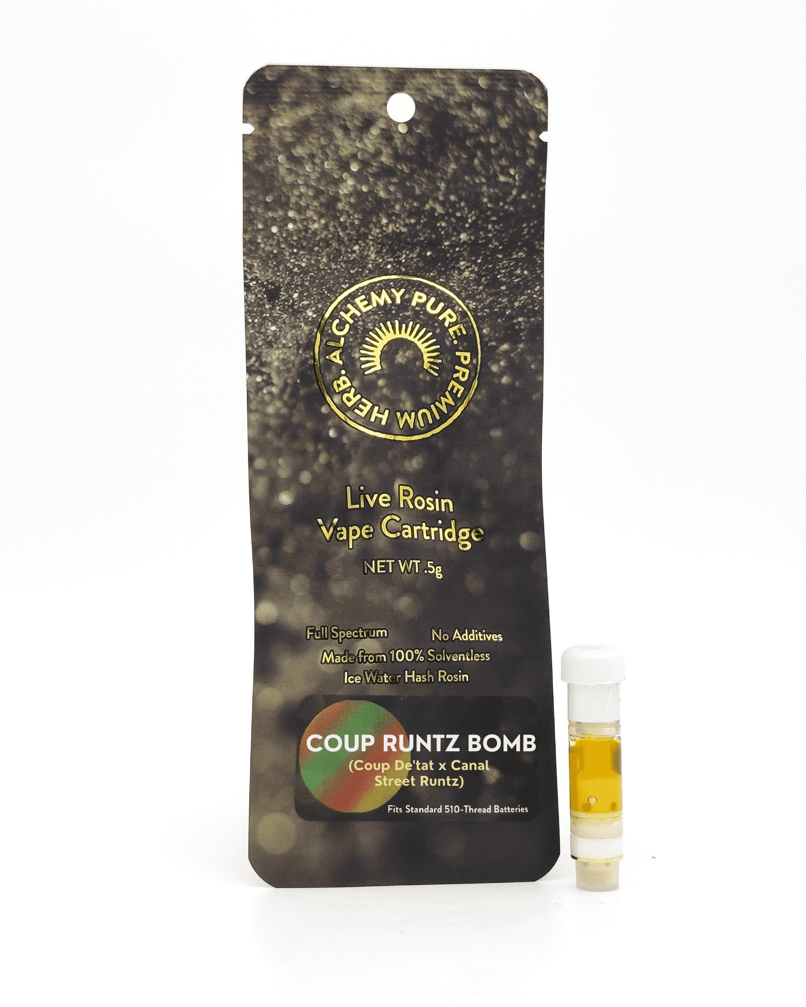 Coup Runtz Bomb | 510 Cart | Live Rosin | 0.5 Grams