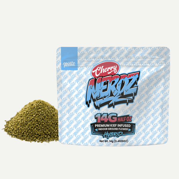 Cherry Nerdz | Kief Infused Ground Flower | 14 Grams