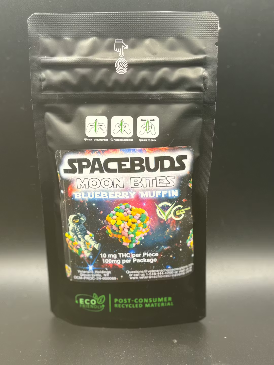 Blueberry Muffin Hybrid Live Rosin Edibles 100mg