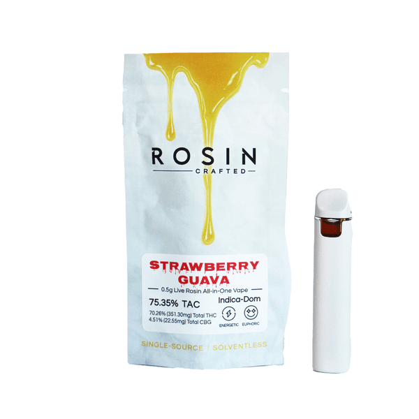 Strawberry Guava | AIO Vape | Live Rosin | 0.5 Grams product photo
