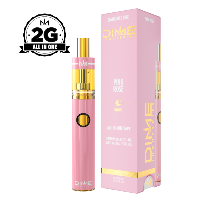 Pink Rose Indica AIO Vape 2 Grams