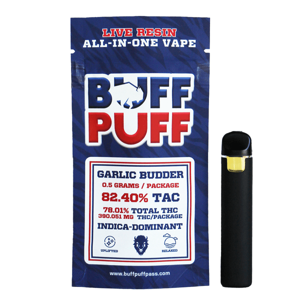 Garlic Budder | AIO Vape | Live Resin | 0.5 Grams product photo