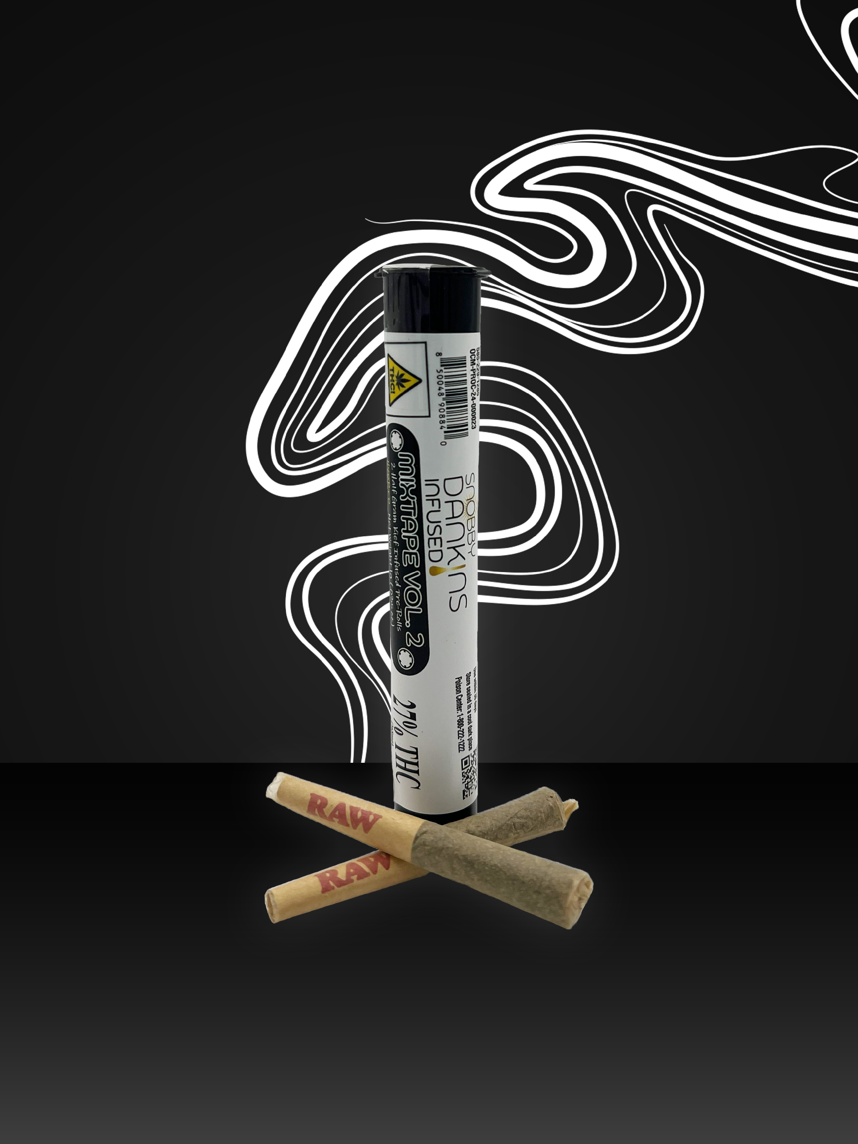 Mixtape Vol. 2 Hybrid Infused Pre-Roll Pack (2 Pack 0.5g/ea)