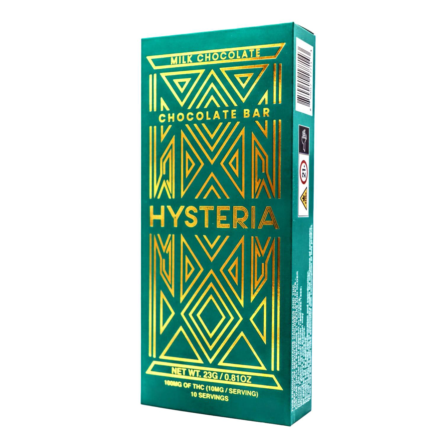 Milk Chocolate - 100mg Edible - Hysteria