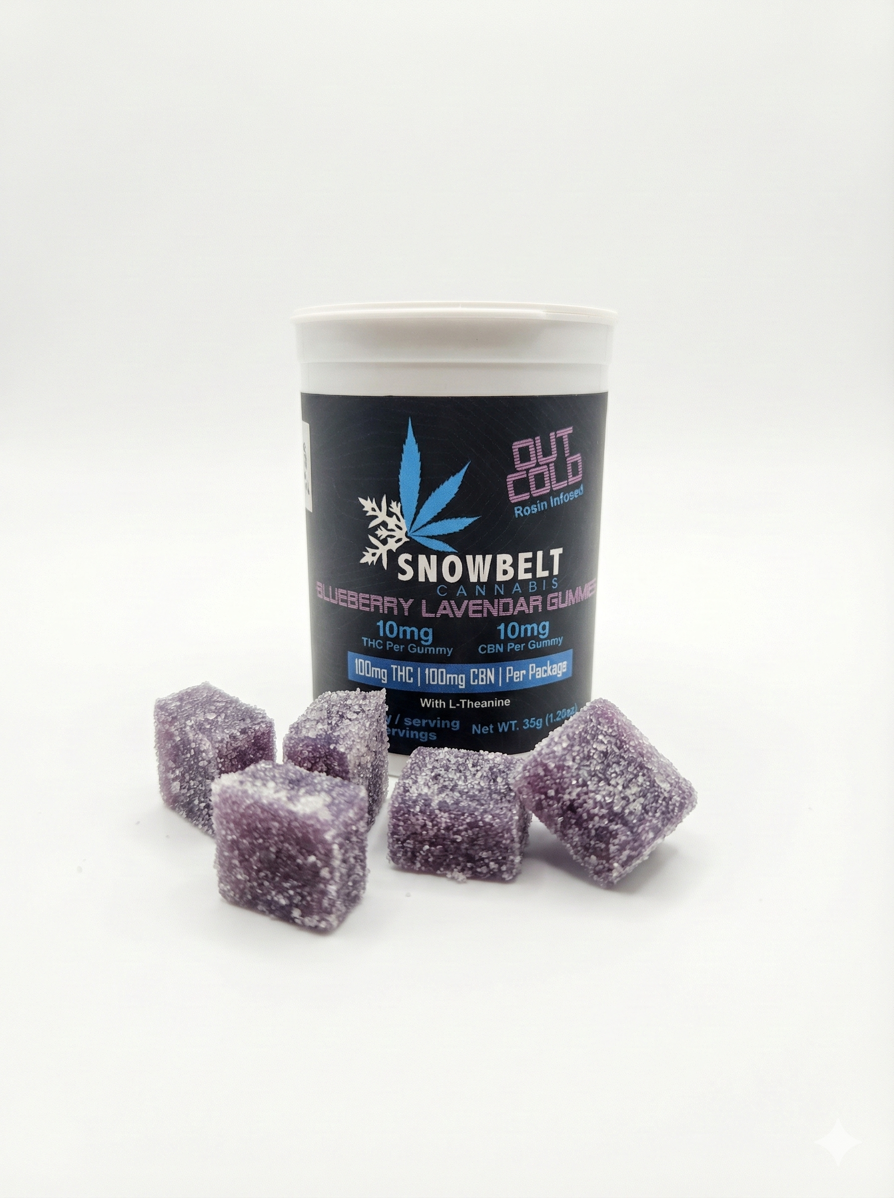 Snowbelt Cannabis Gummies Out Cold 10mg
