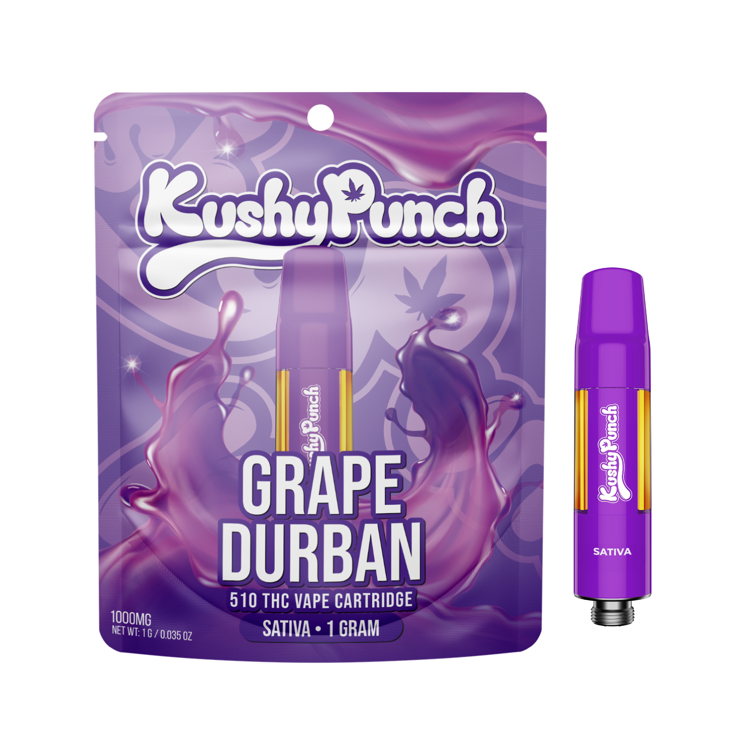 Grape Durban Sativa 510 Cart 1 Gram
