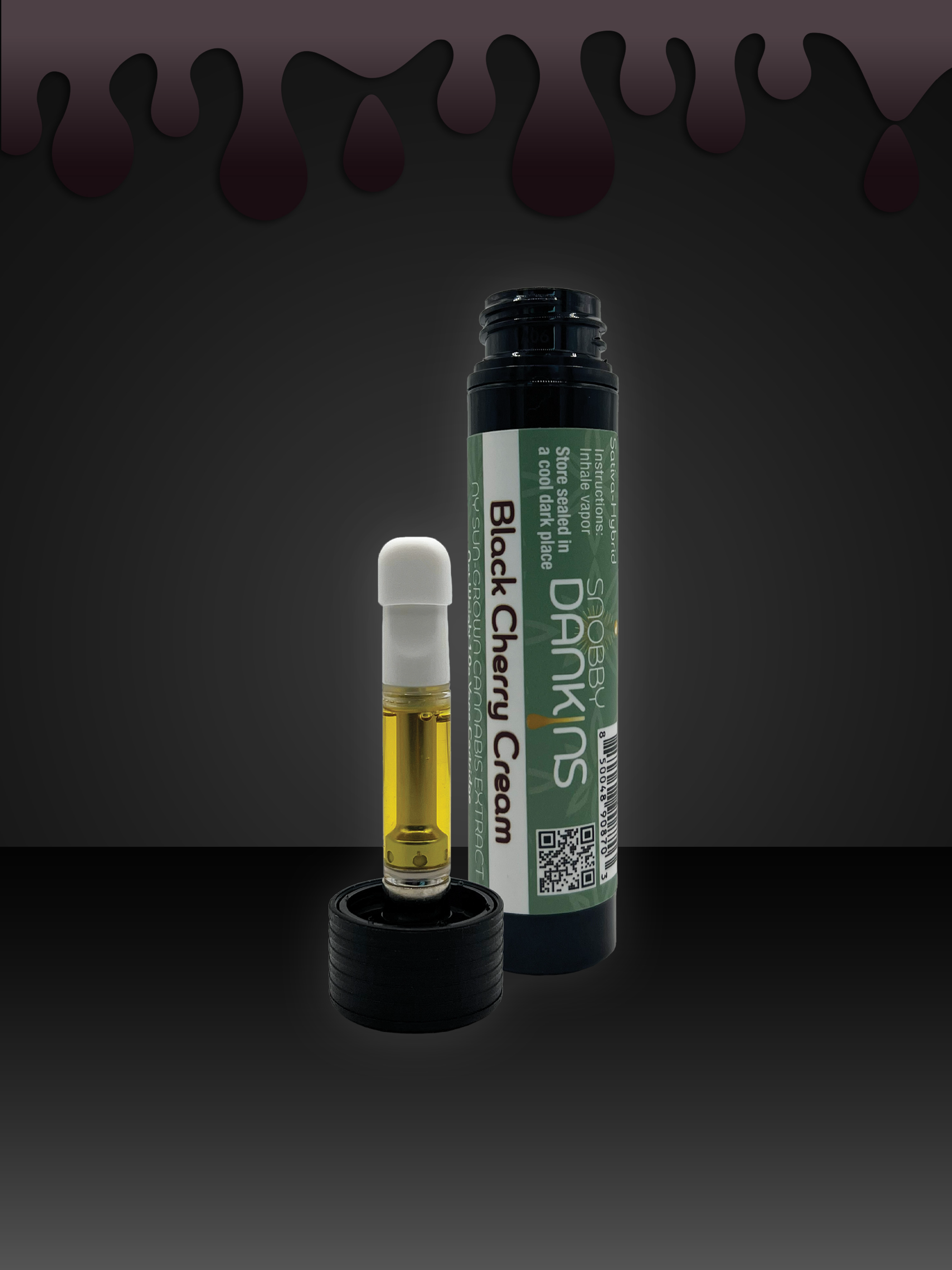 Black Cherry Cream Sativa-Dom 510 Cart 1 Gram